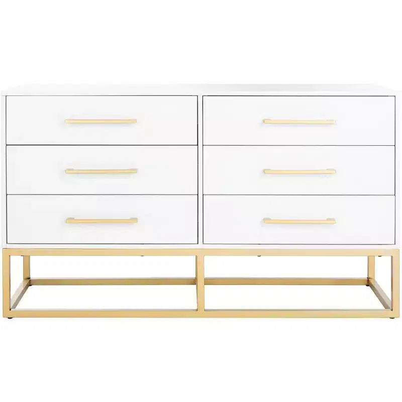 Commode moderne à 6 tiroirs Estelle - SFV2105 - Safavieh Couture