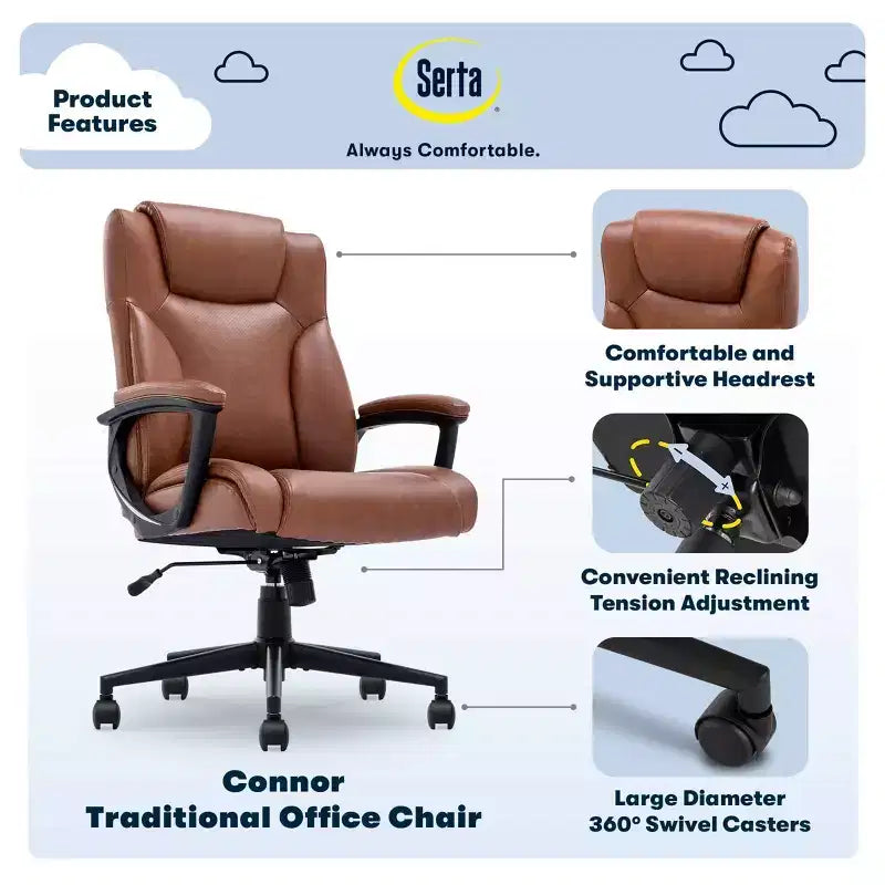 Fauteuil de bureau Hannah II Harvard - Serta