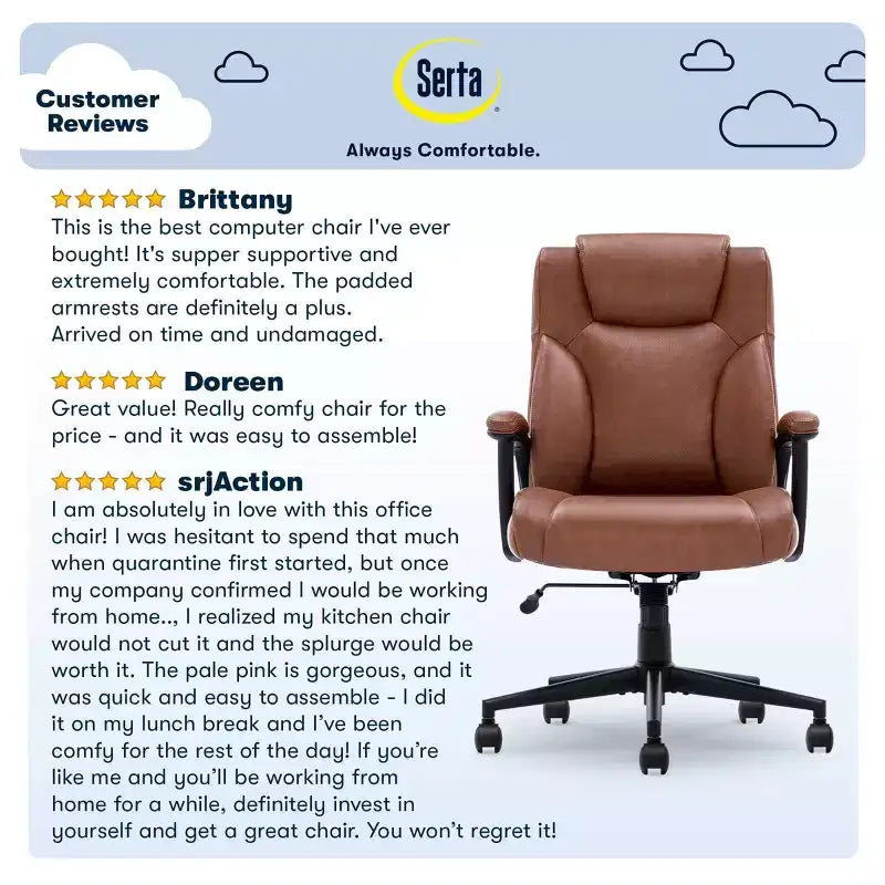 Fauteuil de bureau Hannah II Harvard - Serta