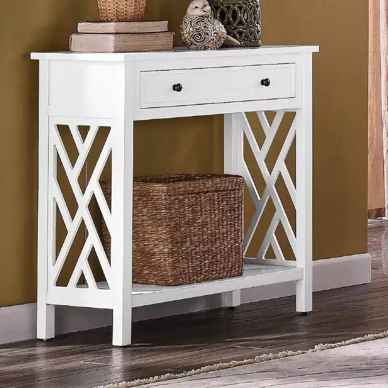 Console en bois à 4 tiroirs Middlebury Wood de 32 po – Alaterre Furniture