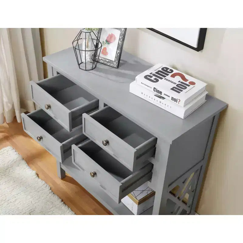 Console en bois à 4 tiroirs Middlebury Wood de 32 po – Alaterre Furniture