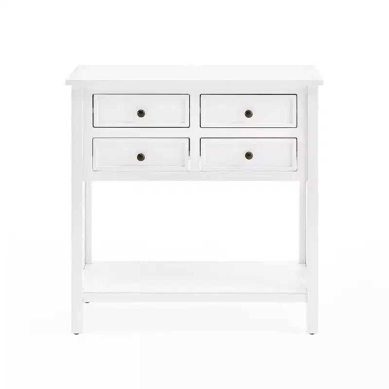 Console en bois à 4 tiroirs Middlebury Wood de 32 po – Alaterre Furniture
