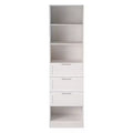 Ameriwood Home Elba 3 Drawer Modular Closet Unit, Ivory Oak