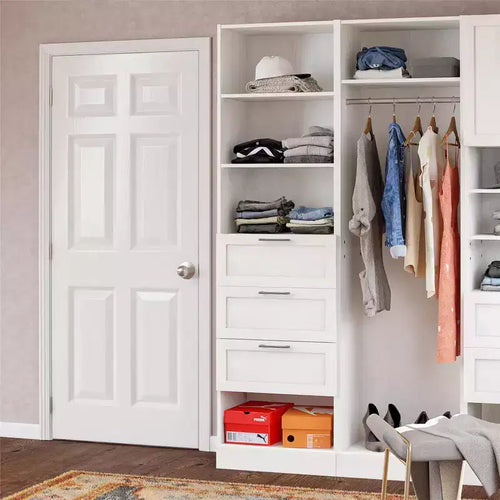 Unité de rangement modulaire 3 tiroirs Elba Ameriwood Home, chêne ivoire