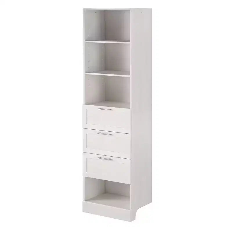 Unité de rangement modulaire 3 tiroirs Elba Ameriwood Home, chêne ivoire
