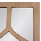 Miroir mural encadré Kate and Laurel Pierette, 16x42, Naturel