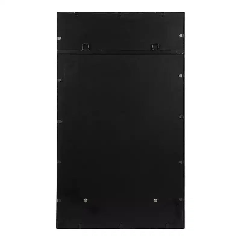 Miroir rectangulaire avec étagère Kate and Laurel Owing, 20x34, brun rustique