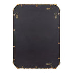 Miroir rectangulaire en métal Kate and Laurel Brazelton, 20x27, Or