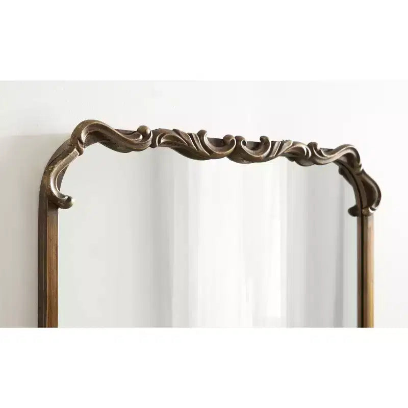 Miroir rectangulaire en métal Kate and Laurel Brazelton, 20x27, Or