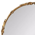 Miroir rond en métal Kate and Laurel Brynley, diamètre 24 po, doré