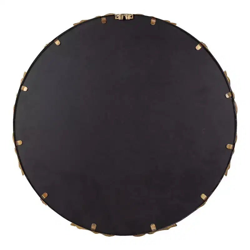 Miroir rond en métal Kate and Laurel Brynley, diamètre 24 po, doré