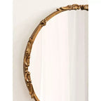 Miroir rond en métal Kate and Laurel Brynley, diamètre 24 po, doré