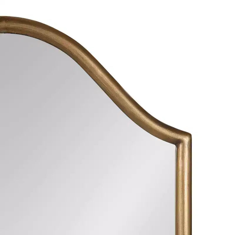 Miroir arche en métal Kate and Laurel Fellows, 18x24, doré