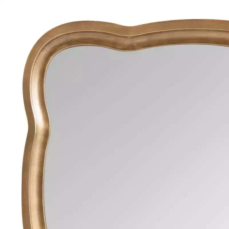 Miroir festonné Kate and Laurel Hatherleigh en MDF, 24x38, doré