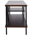 Meuble TV industriel Bruno - MED5001 - Noyer/Noir - Safavieh