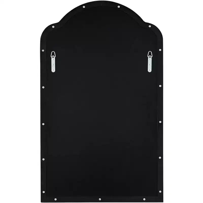 Miroir mural Uttermost Harlan bronze huilé, 22 x 36 po, à dessus arqué