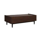 Table basse nervurée Duane avec tiroir et étagère - Manhattan Comfort
