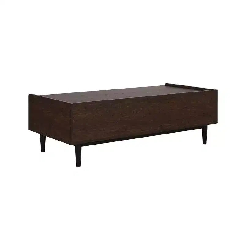 Table basse nervurée Duane avec tiroir et étagère - Manhattan Comfort