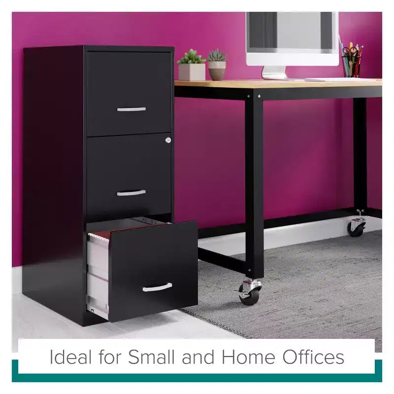 Bureau mobile en métal de 48 po de large pour bureau à domicile avec plateau en érable - Solutions d'espace