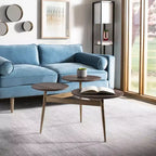 Table d'appoint Ian 3 Circle Accent - ACC3702 - Miel Rustique/Or - Safavieh