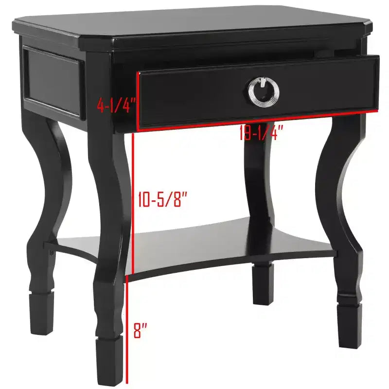 Table de chevet 1 tiroir Alaia - FOX6275 - Safavieh Couture