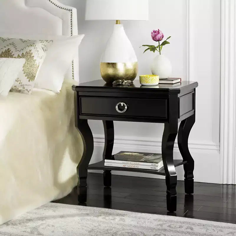 Table de chevet 1 tiroir Alaia - FOX6275 - Safavieh Couture