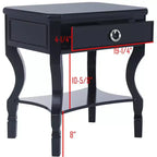 Table de chevet 1 tiroir Alaia - FOX6275 - Safavieh Couture