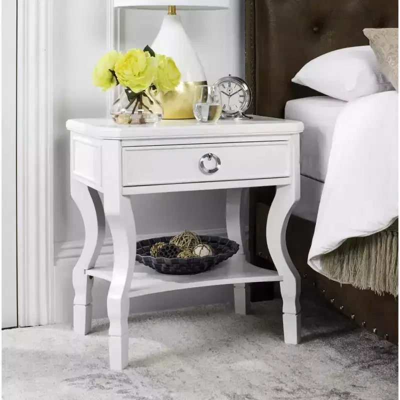 Table de chevet 1 tiroir Alaia - FOX6275 - Safavieh Couture