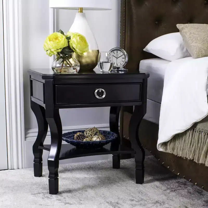 Table de chevet 1 tiroir Alaia - FOX6275 - Safavieh Couture