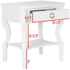 Table de chevet 1 tiroir Alaia - FOX6275 - Safavieh Couture