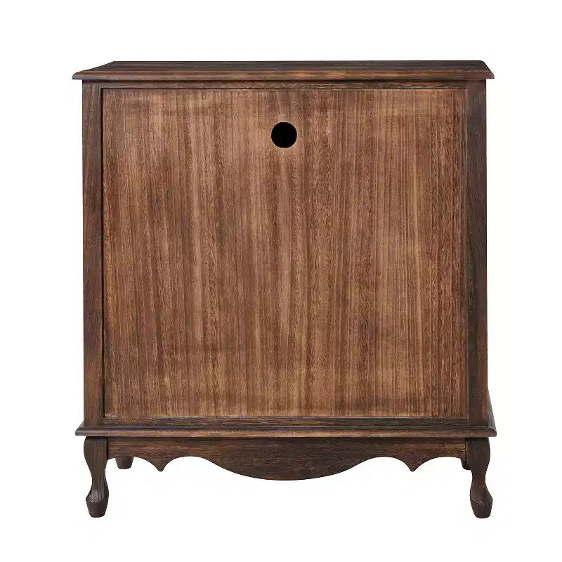 Hippe 34Tall-2 Meubles d'appoint de style ferme à 2 portes avec pieds réglables, lot de 2 | Hulala Home