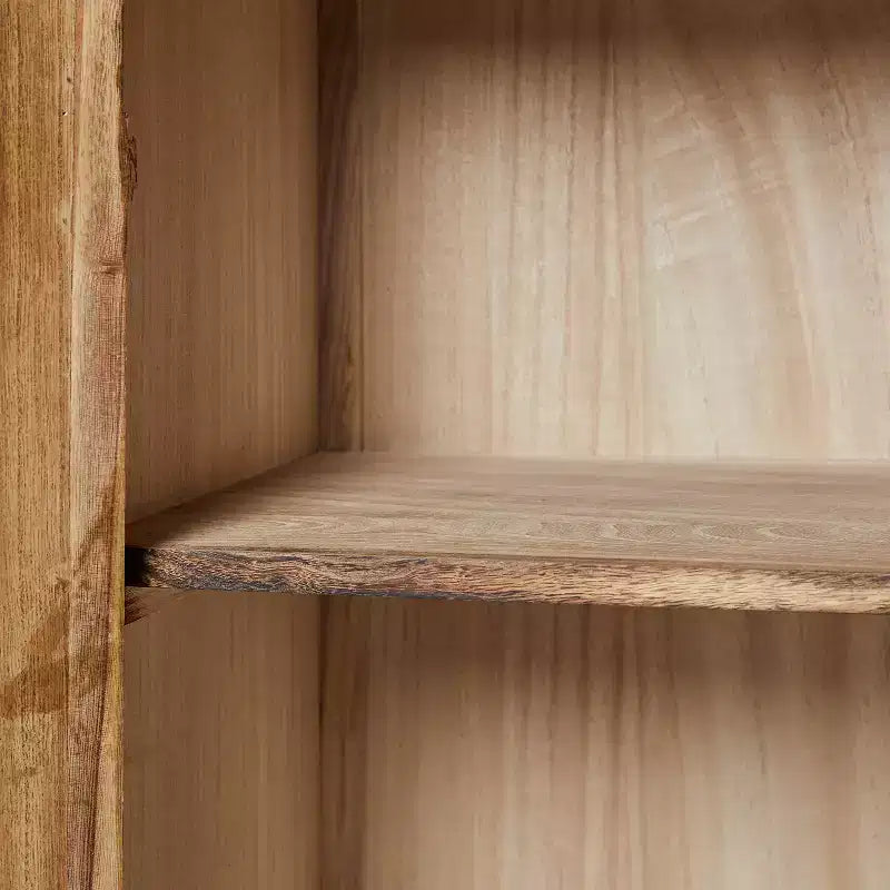 Hippe 34Tall-2 Meubles d'appoint de style ferme à 2 portes avec pieds réglables, lot de 2 | Hulala Home