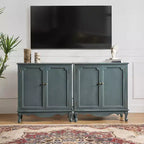 Hippe 34Tall-2 Meubles d'appoint de style ferme à 2 portes avec pieds réglables, lot de 2 | Hulala Home