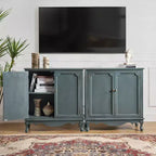 Hippe 34Tall-2 Meubles d'appoint de style ferme à 2 portes avec pieds réglables, lot de 2 | Hulala Home