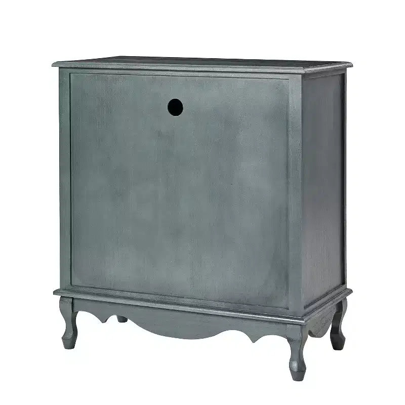 Hippe 34Tall-2 Meubles d'appoint de style ferme à 2 portes avec pieds réglables, lot de 2 | Hulala Home