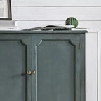 Hippe 34Tall-2 Meubles d'appoint de style ferme à 2 portes avec pieds réglables, lot de 2 | Hulala Home