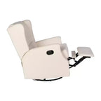 Fauteuil Inclinable Manuel Merrick Lane 3-en-1 Fauteuil à Bascule, Pivotant et Glissant avec Dossier Ailé