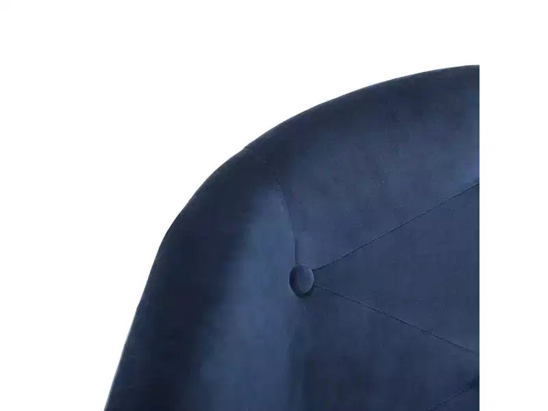 Fauteuil de bureau pivotant Amy Tufted - Hauteur réglable - OCH4500 - Bleu marine/Chrome - Safavieh