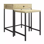 Tables d'appoint gigognes RealRooms Brookville, Naturel