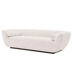 96.46 Ulka Canapé Contemporain en Tissu Bouclé avec Coussins - Manhattan Comfort