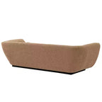 96.46 Ulka Canapé Contemporain en Tissu Bouclé avec Coussins - Manhattan Comfort