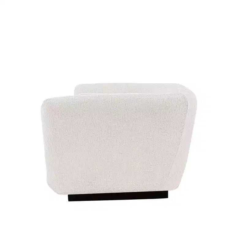 96.46 Ulka Canapé Contemporain en Tissu Bouclé avec Coussins - Manhattan Comfort
