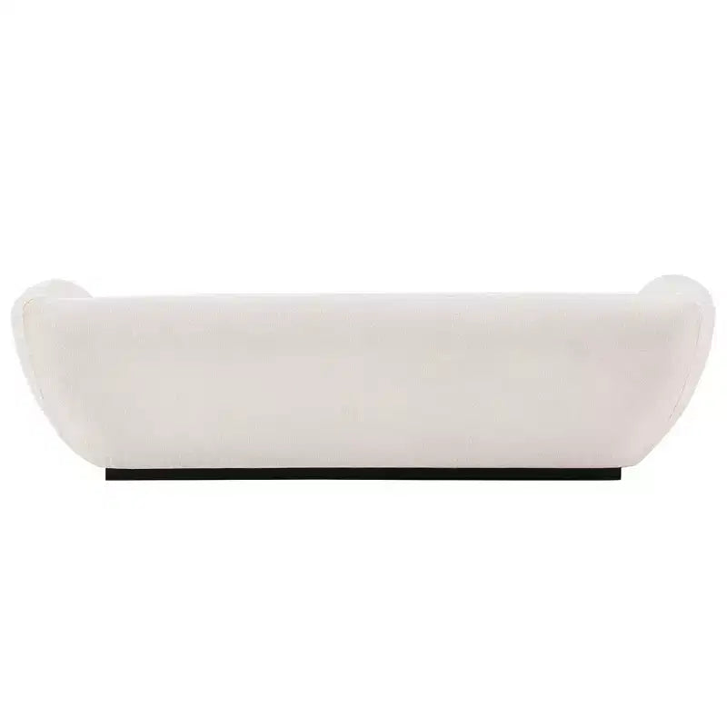 96.46 Ulka Canapé Contemporain en Tissu Bouclé avec Coussins - Manhattan Comfort