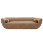 96.46 Ulka Canapé Contemporain en Tissu Bouclé avec Coussins - Manhattan Comfort