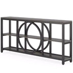 Lantine 70,9 pouces Table Console Extra Longue à 3 Niveaux