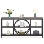 Lantine 70,9 pouces Table Console Extra Longue à 3 Niveaux