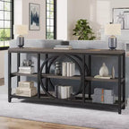 Lantine 70,9 pouces Table Console Extra Longue à 3 Niveaux