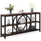 Lantine 70,9 pouces Table Console Extra Longue à 3 Niveaux