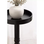 Kate et Laurel - Table d'appoint piédestal Bellport