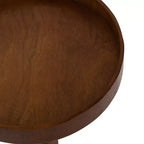Kate et Laurel - Table d'appoint piédestal Bellport